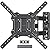USX STAR UL Listed Full Motion TV Wall Mount for 26-60 Inch TV Mounts Up to 77 lbs, Max VESA 400x400mm, Wall Mount TV Bracket with Swivel, Tilting, Leveling Adjust & Extendable Arm