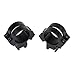 WEAVER Quad Lock 1-Inch Extra High Detachable Rings (Matte Black)