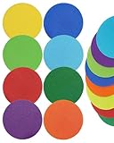 32 Pack Poly Spot Markers 4 Inch, 8 Bright Colors Floor Dots and Floor Markers for Classroom Rugs, Kids Carpet Spots, Sit Spots, Circle Spots for Gym, Sports Training and Group Games