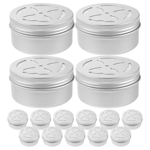Angoily 15 Stück Hunde Geruchstrainingsset aus Aluminium mit Luftdichten Duftbehältern und Metallbox...