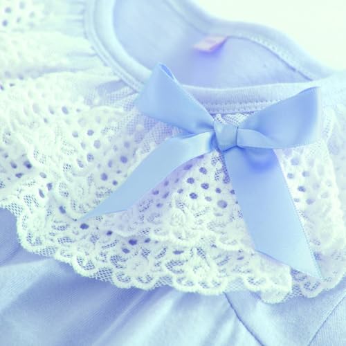 Summer Girl's Lace Nightgowns Sleep Dress 100% Cotton Sleepwear for Girl3