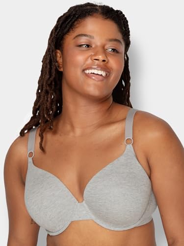 Image of Fruit of the Loom Women's Smooth Cotton T-Shirt Bra - Ultra-Soft, Flexible, and Invisible Under Tees
