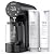Ecoviva Countertop Reverse Osmosis System RO Water Filter, 4 Stage Filtration, Real-time TDS Monitor, 3:1 Pure to Drain, Zero-Installation Portable Water Purifier (WP-RO-200G Black)