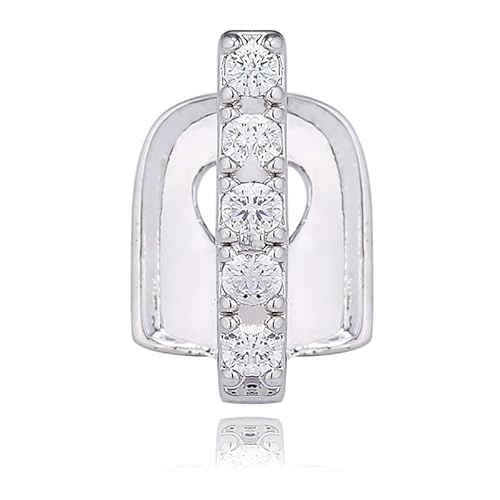 Diamante brilhante Hip Hop para homens e mulheres - Tampa única superior e inferior acessórios criat