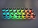 Glow-On Bubble Gum Red Color and Warm Red Glow, Gun Night Sights Paint. Small 2.3 ml Vial. Concentrated, Bright, Long Lasting Luminescence.