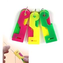 Automatic Needle Threader, DIY Hand Sewing Machine, Sewing Thread, for Embroidery, Cross Stitch Craft, 3PCS, Random Color