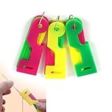 Automatic Needle Threader, DIY Hand Sewing Machine, Sewing Thread, for Embroidery, Cross Stitch Craft, 3PCS, (Random Color) (Asian, Packs, 3)