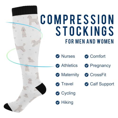 Image of Fisyme Socks for Women Men Warm Comfort Athletic Crew Running Hiking Cycling Compression Socks