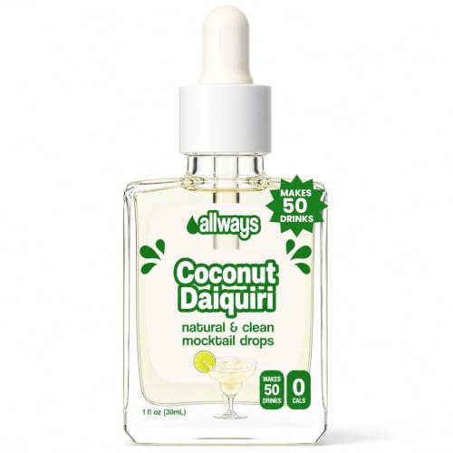 Image of Allways Drops Coconut Daiquiri Water Enhancer | Sugar Free | 50 Servings