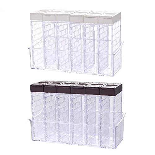 Spice Jars, 6 Pack Creature Jars Shaker Box Seizoensgebieden Spice Rack Spice Storage Fles Kruiken Transparante Pp Salt… - Image 7