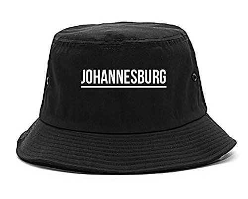 Kings Of NY City of Johannesburg South Africa Simple Underline Adult Unisex Bucket Hat Black