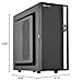 Silverstone Technology CS380 8-Bay Compact ATX Tower case, CS380B-X V2.0, Black