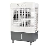 Großer Tragbarer Multifunktionaler Gewerblicher Klimaanlagenventilator, Industrieller Verdunstungswasserkühler-Luftbefeuchter, 50-l-Wassertank, Geeignet Für 10–50 M²,93CM