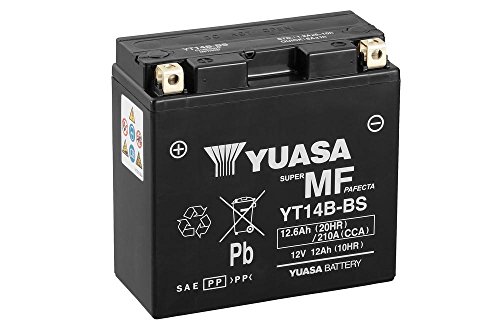 Batteria Yuasa Yt14B-Bs Precaricata Sigillata Yamaha Fjr 1300 2001>2005