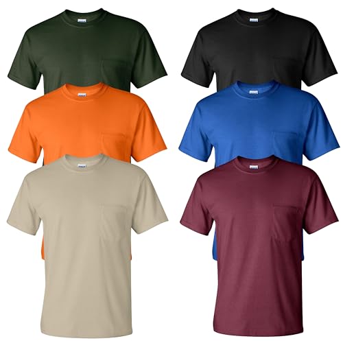 Gildan Adult Ultra Cotton 6 oz. Pocket T-Shirt