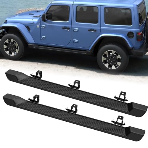 2 pedane laterali per Jeep Wrangler JL 4 porte 2018-2025