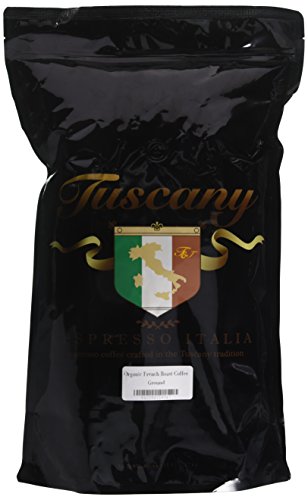 Café molido tostado oscuro Tuscany Organic French Roast 5 lb