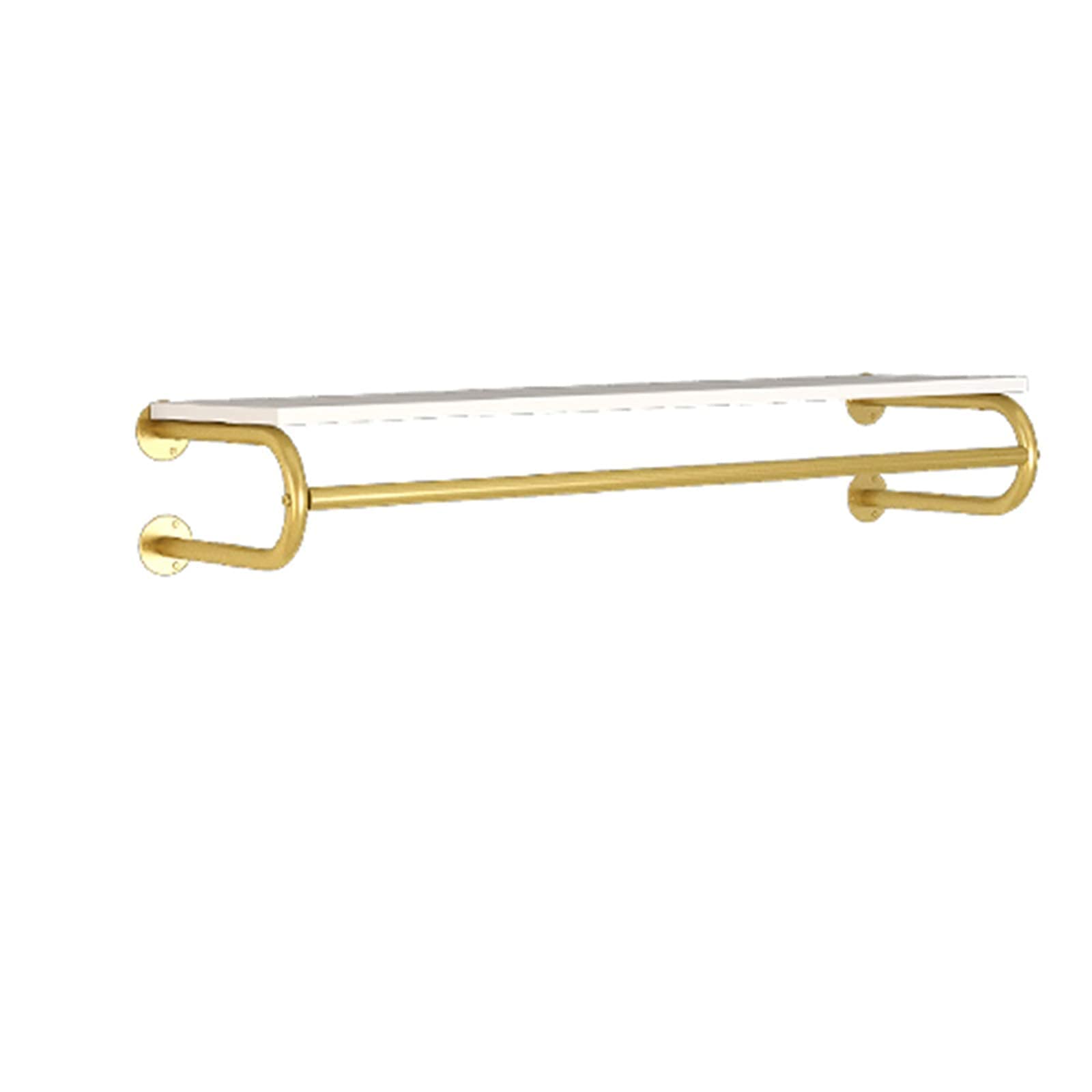 CENAP Exquisite Clothes Rail Rack Clothing Store Display Stand Hanging Clothes Rod, Shop Window Retail Clothing Commercial Display Pillar Clothes Shelves/Shelf+Board/150cm
