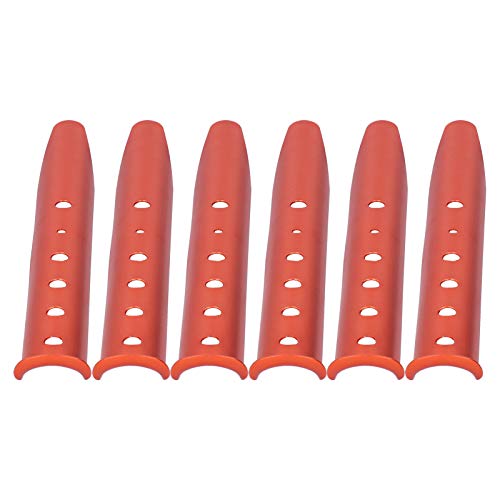 Yosoo Tent Stakes, Metal Stakes Tent Heavy Duty with 6pcs Aluminum Alloy for Camping