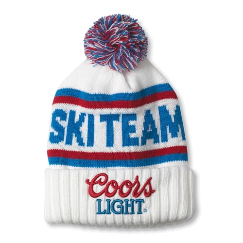 American Needle Coors Light Ski Team Beanie White