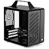 Mechanic Master Cool Cube Series C24 Mini-ITX Case/Alumium/Steel/GPU Length Within 245mm, SFX/L PSU Computer Case (Elegant Black Air Version)