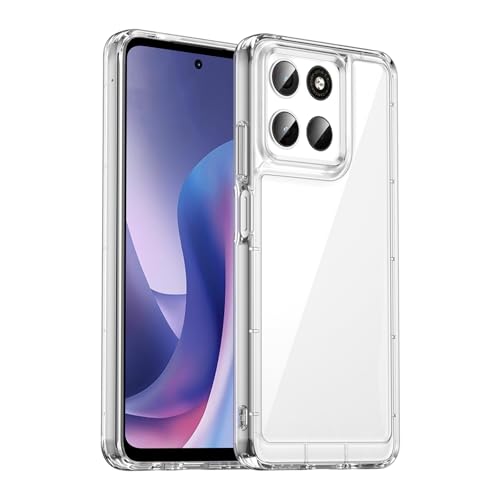 T Tersely Crystal Clear Case Cover for Motorola Moto G57, Hard Back Slim Shockproof Bumper, Non-Yellowing, Wireless Charging Compatible for Motorola G57