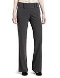 My Michelle Juniors Wide Waist Band 3 Button Tab Pant, Gray, 7