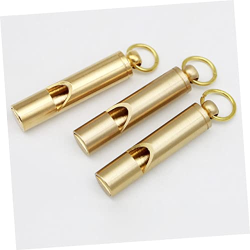 YARNOW 3 Silbatos de Cobre para Supervivencia y Entrenamiento miniatura 5