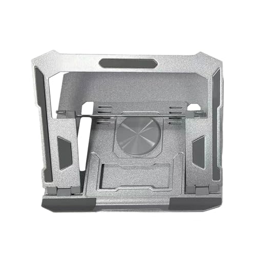 Support ordinateur portable pivotant en aluminium avec base en silicone