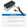 LICAEVEY Aluminum Alloy & Acrylic Digital Flow Meter Alarm with Temperature Monitoring, High & Low RPM Alerts for PC Water Cooling Systems (12 to 24V) #4