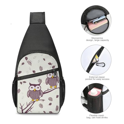 Sling Bag unisex pequeño mochila bandolera para senderismo miniatura 4