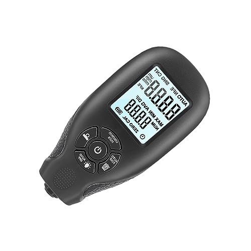 FUNOMOCYA Auto Paint Coating Tester Paint Depth Gauge Mini Digital Thickness Meter for Automotive Coating
