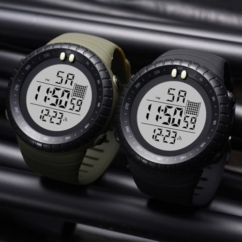 FELTECHELECTR Men's Waterproof Multi-Function Sports Watch with Alarm - 1