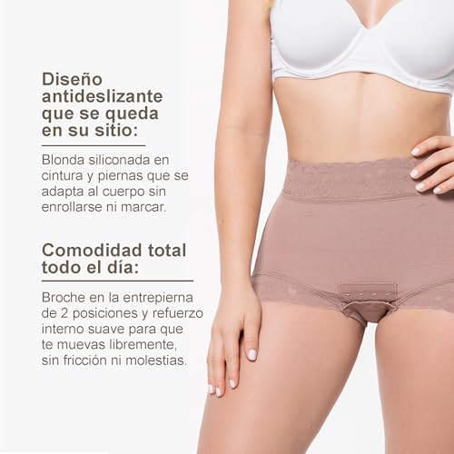 Cachetero Moldeador de luxe en Powernet avec finition blonde siliconée élégante - 4