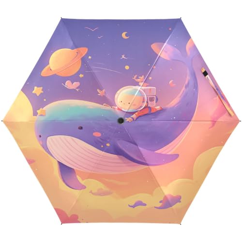 Parapluie baleine anti-UV pliant et ultra léger pour faire face au soleil et à la pluie avec style
