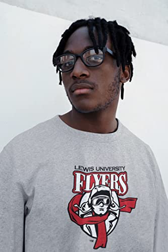 CreateMyTee | Lewis University Full Mascot Crewneck Sweatshirt3