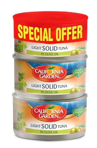 California Garden Light Meat Tuna in Olive Oil 3 x 170 g