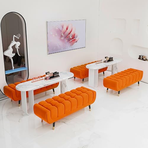 Banc à chaussures en velours pour optimiser l'espace d'une pièce - 4