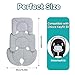 Infant Car Seat Insert Compatible with Chicco Keyfit 30, Carseat Insert Support for Infant, Soft Head and Body Support, Reversible Design Cushion Pad, Non-Slip, for Car Seats, Swing and Strollers