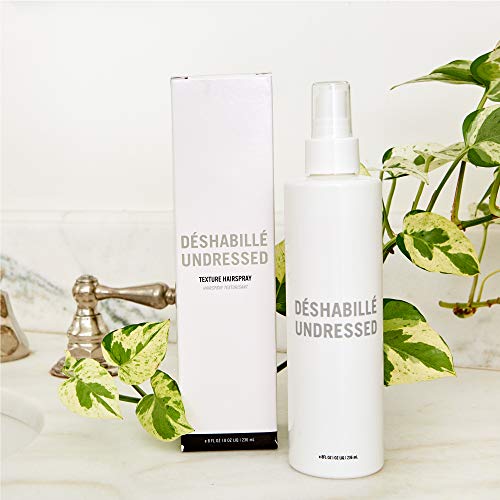 Hairstory Undressed Texturizing Spray - Sea-Salt Alternative - Light, Long Lasting Hold For Dry Volume & Beach Waves - Moisturizing & Protective Salt-Free Hair Spray - Natural Ingredients, 8Oz #TOP4