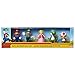 Super Mario Mario, Luigi, Princesse Peach, Yoshi et Toad - Lot de 5 mini figurines exclusives de 2,5 pouces