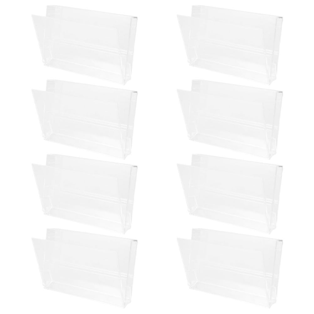 Toddmomy 8pcs Cassette Tape Storage Clear Cassette Holders Cassette Tape Cases for Audio Cassette Tape Organization