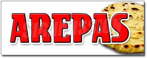 48" Arepas Pegatina Colombiana Venezolana Comida Queseseafood Latin Restaurant