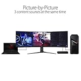 ASUS ROG Strix XG49VQ Monitor Gaming Ultrapanor mico 3840 X 1080P 144 Hz Freesync 2 HDR Displayhdr 400 Dci-P3 90 Shadow Boost 49 Negro