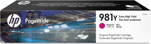 L0R14A - INK CARTRIDGE 981Y MAGENTA 981Y Extra High Yield Magenta Original PageWide Cartridge
