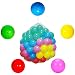 POCO DIVO 100 Pit Balls Magic Funball 5-Color Crushproof Kids Play Ocean Ball with Mesh Bag