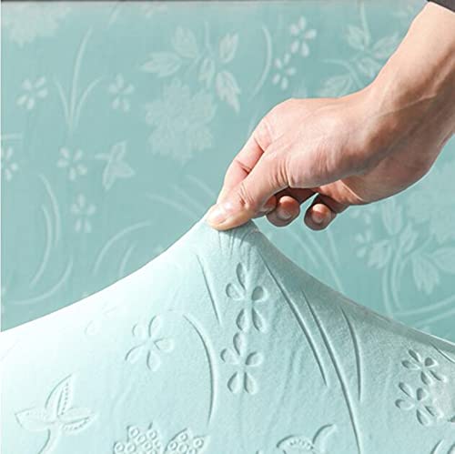 Housses de canapé 1 place bleu clair au style vintage pour un salon cocooning et fleuri - 4