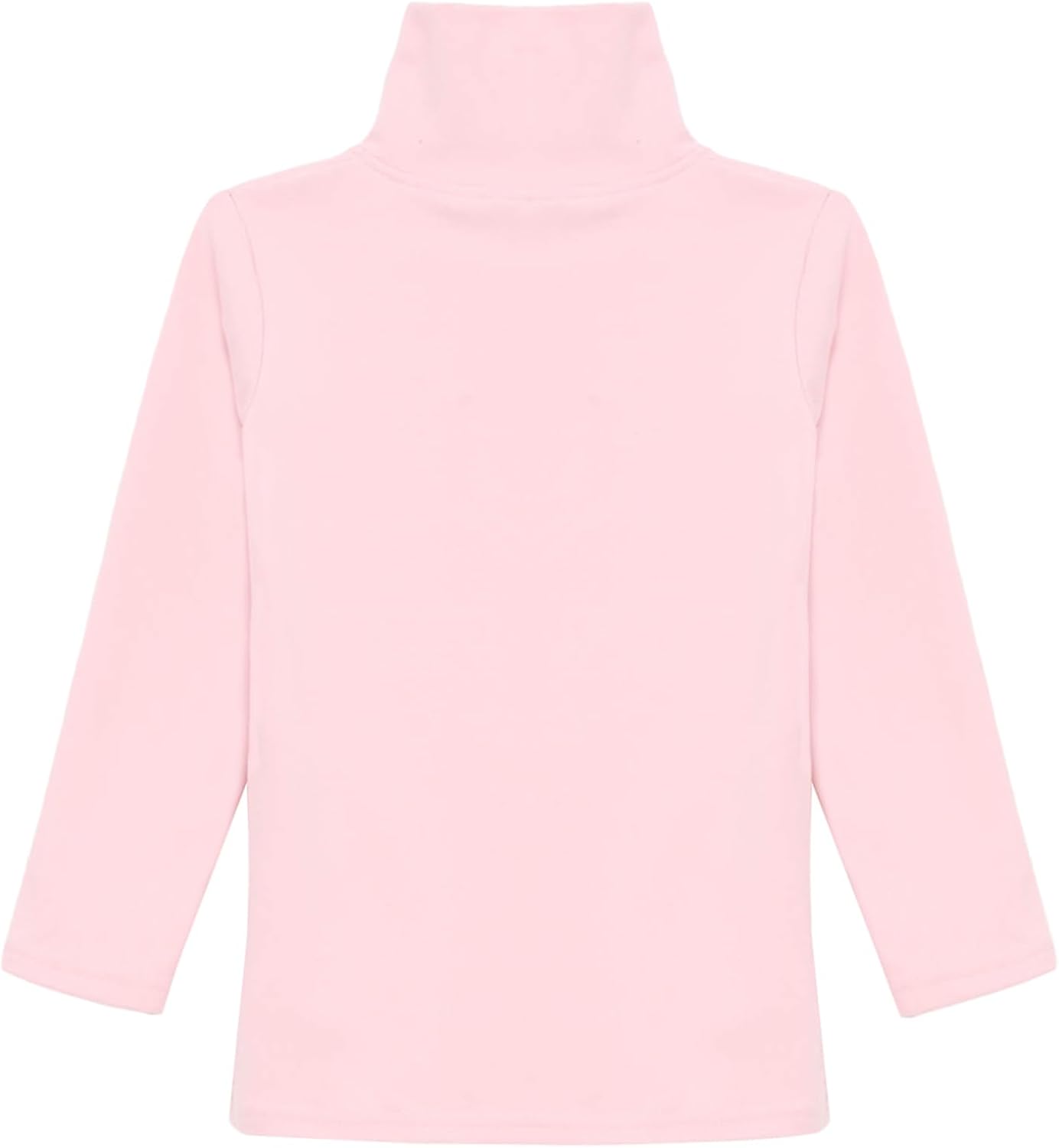 TTAO Girls Fleece Mock Neck Base Layer Printed Long Sleeve Thermal Undershirt