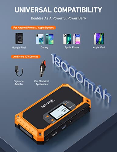 Astroai Car Jump Starter And Astroai Jump Starter With Air Compressor #TOP4