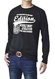 [FLAG ON CREW] (フラグオンクルー) 長袖Tシャツ メンズ ロンT アメカジ 綿Tシャツ 大きいサイズ / D1M / LL A柄・ブラック